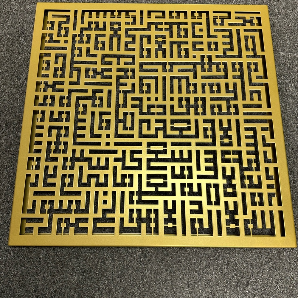 Gold Geometric Wall Art Decor